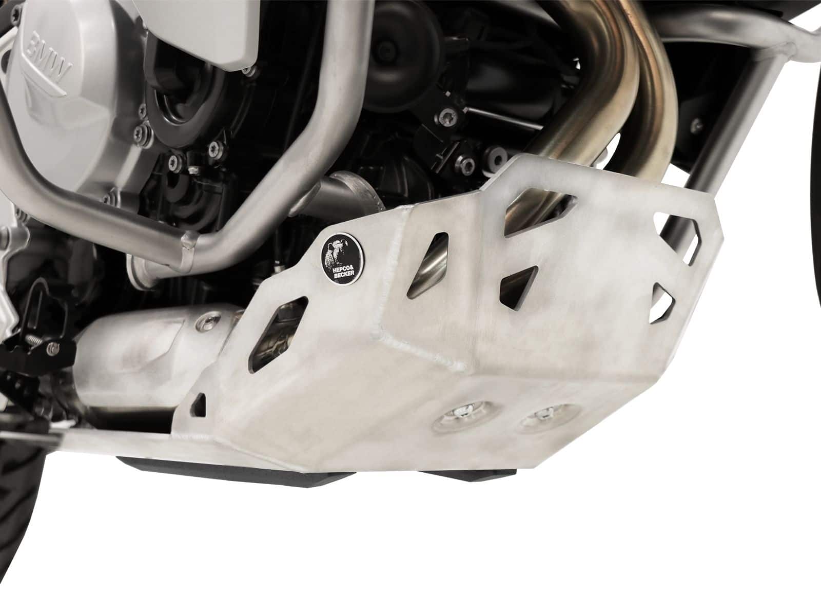 Motorschutzplatte silber für BMW F 850 GS Adventure Hepco & Becker