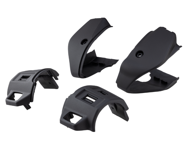 Abdeckung Schaltereinheit, links & rechts für Vepsa Primavera/​Sprint/Elettrica, schwarz matt