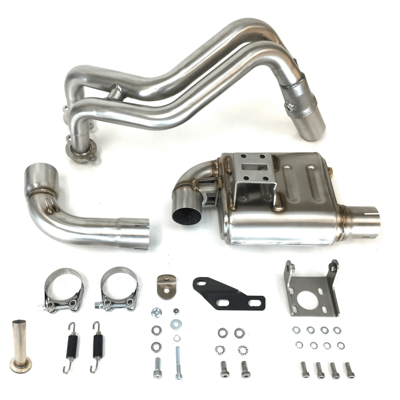 IXIL RB Komplettanlage mit Kat für Yamaha MT 07, Edelstahl, E-geprüft, Euro3+4