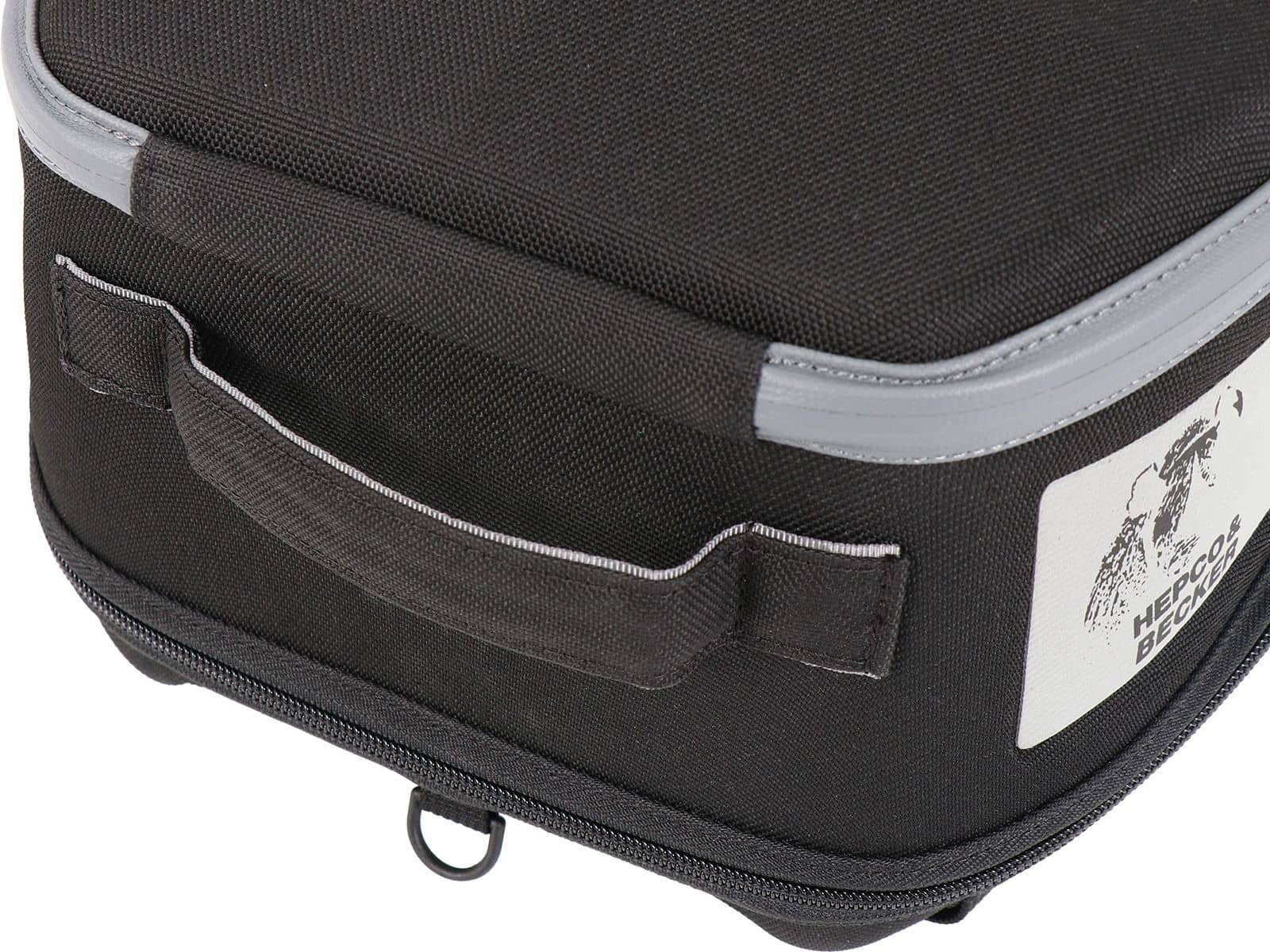 Royster Rearbag Sport Hecktasche schwarz/grau inkl. Basic Befestigung Hepco & Becker