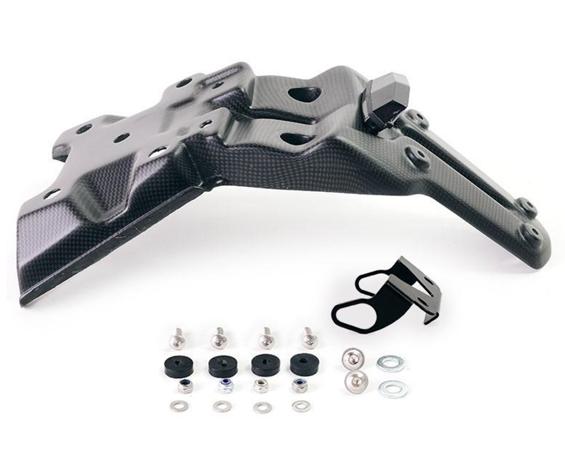 Kurzer Kennzeichenhalter aus Carbon für Yamaha Ténéré 700 (19-24)-