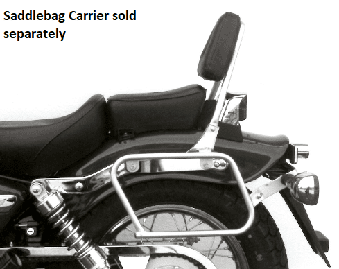 Sissybar ohne Gepäckträger chrom für Honda CA 125 Rebel (95-01) /CMX 250 Rebel (96-01)