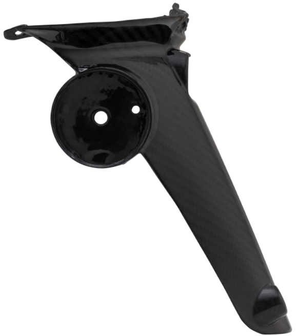 Nummernschildhalter für Vespa Primavera/​Sprint 50-150ccm, Carbon