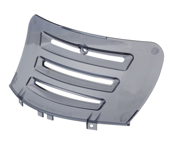 Zündkerzenklappe für Vespa Primavera/​Sprint 50-150ccm 2T/​4T AC, schwarz getönt