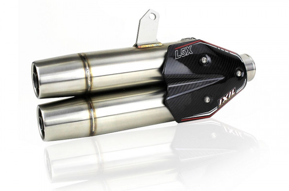 IXIL L5X HYPERLOW Komplettanlage Yamaha  T-Max DX / SX (Bj.17-), Edelstahl, E-geprüft, Euro4