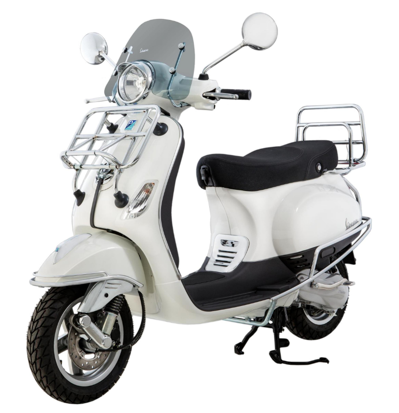Gepäckträger vorne für Vespa LX /​S 50-150ccm, klappbar, chrom