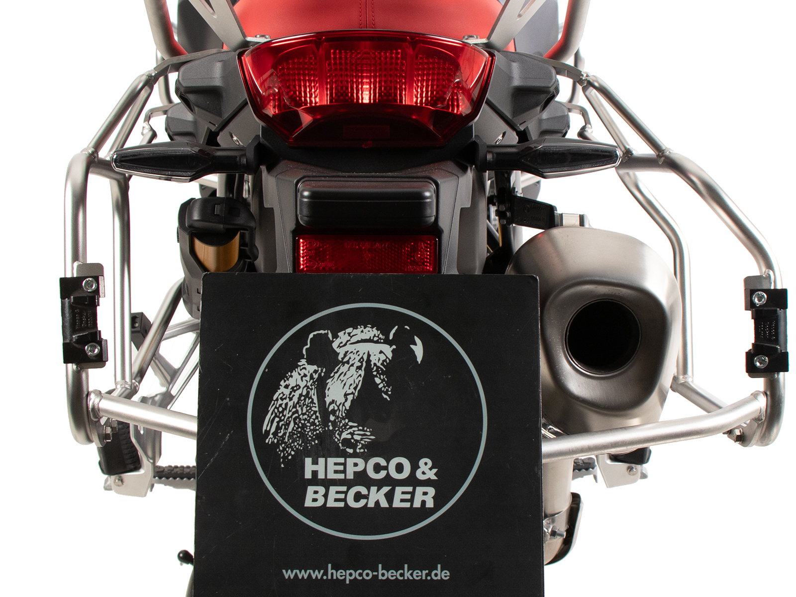 Seitenkofferträger Cutout Edelstahl für Xplorer Cutout Koffer 40/37 für BMW F 800 GS (24-)