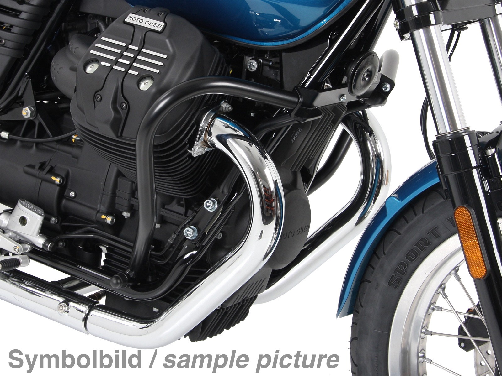 Motorschutzbügel chrom für V 7 III stone/ special/ Anniversario/ Racer (Bj.17-)