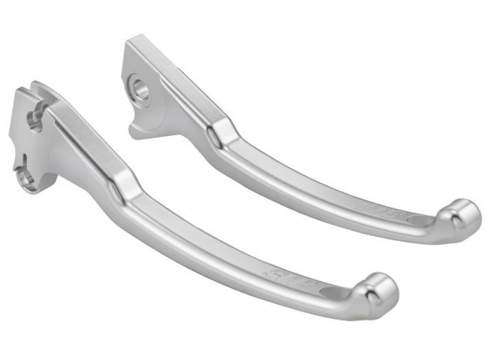 Sporthebel Set Bremse links/rechts für Vespa LX/​LXV/​S/​Primavera/​Sprint 50-150ccm, silber