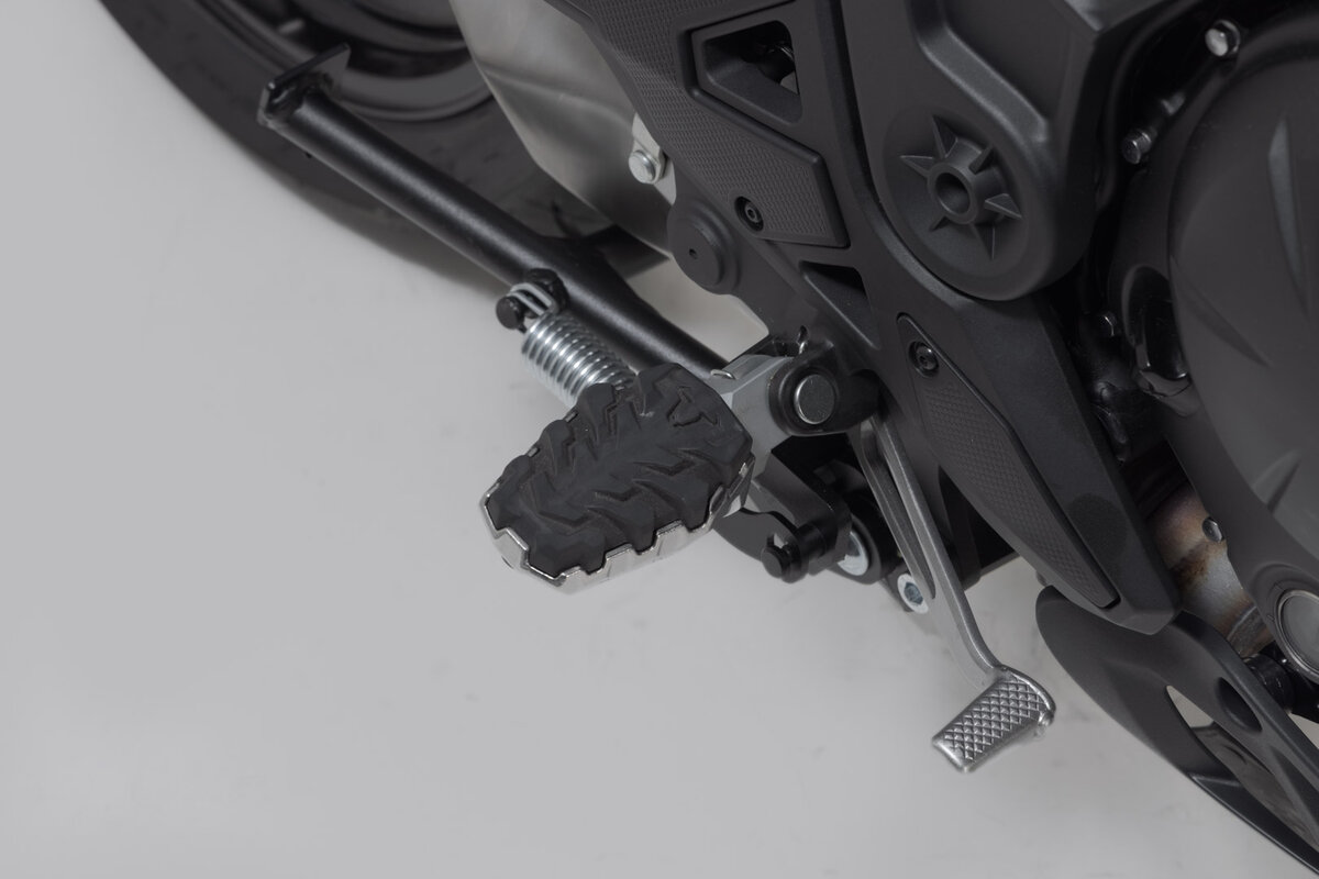 SW-Motech Verstellbare Fußrasten EVO, Edelstahl, für Kawasaki Versys 1000