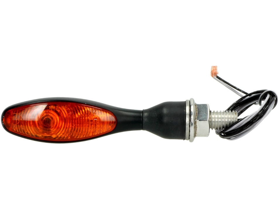 Kellermann Blinker, Micro 1000 Halogen, Stahl, Halogen, HR/HL, 12 V, 6 W, schwarz seidenmatt