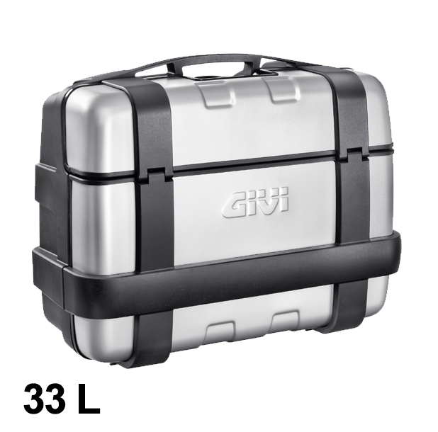 Trekker 33 Liter MONOKEY Koffer mit Alu Cover Silber Givi