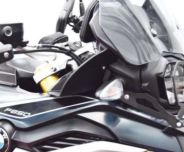 Spoiler für BMW F 850 GS (18-21), oben, schwarz matt