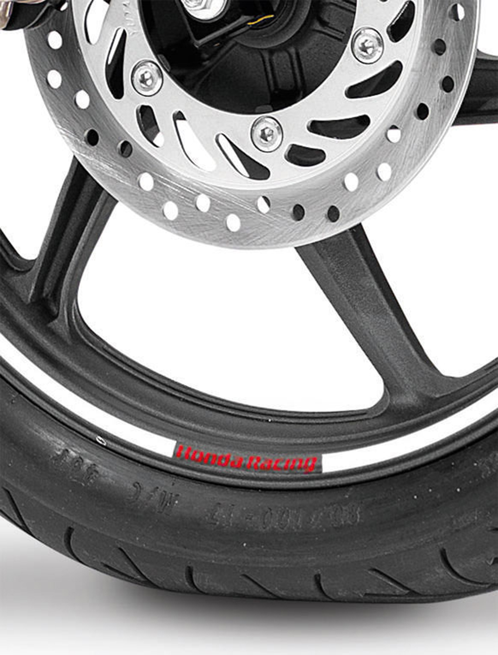 Original Honda CB 650 F/ CBR 650 F/ CBR125R Felgendekor Aufklebersatz silber