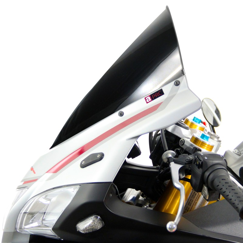 Racingscheibe MRA "R" schwarz Aprilia RSV4 RF 2015 -