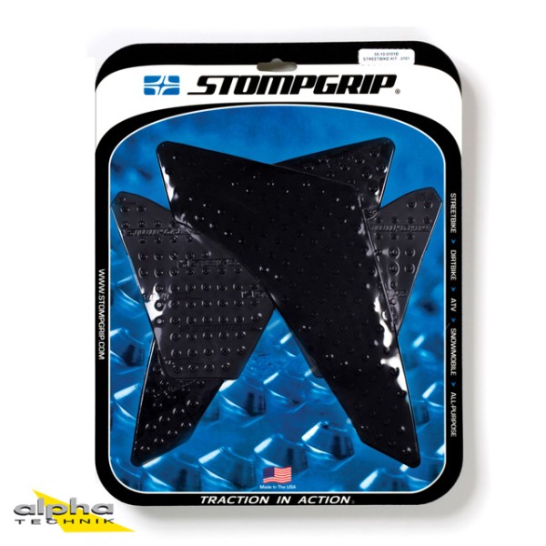 Stompgrip schwarz, Volcano, für Honda MSX125, 2014-2015