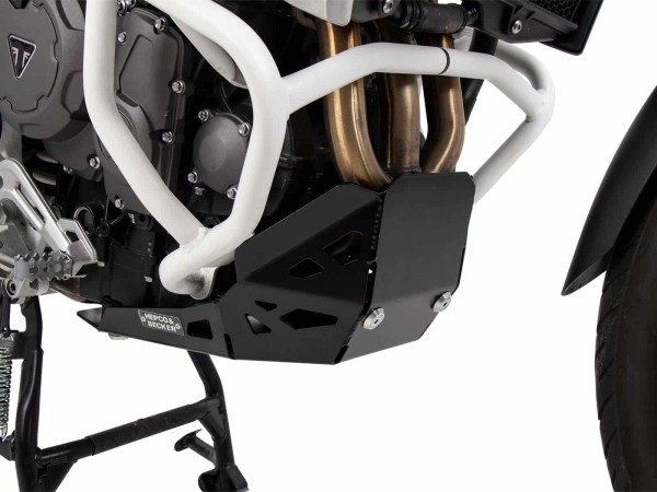 Motorschutzplatte schwarz für Triumph Tiger 900 Rally / GT / PRO (20-) Hepco & Becker