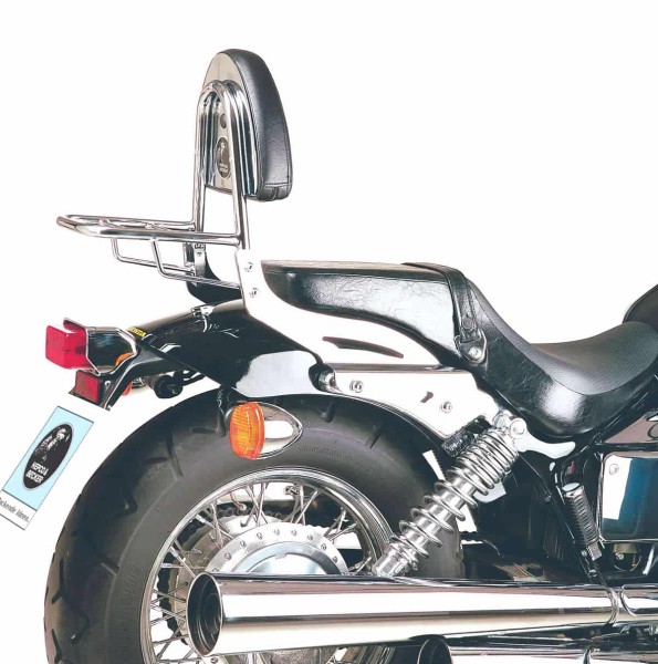 Sissybar mit Gepäckträger chrom für Honda VT 750 DC Black Widow (00-03) Hepco & Becker
