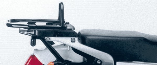 Rohrgepäckbrücke Topcase-Träger schwarz für Honda NX 650 Dominator (95-02) Hepco & Becker