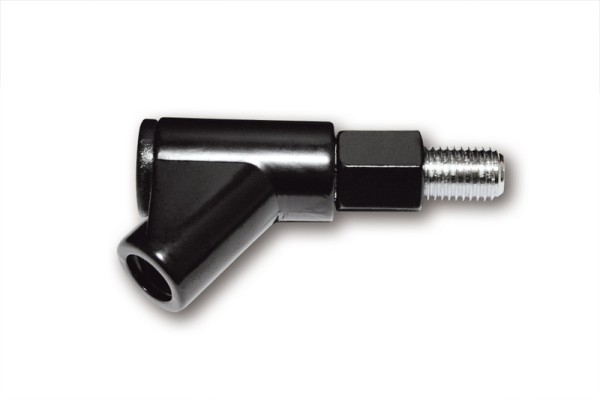 HIGHSIDER smart Spiegeladapter Schwarz M 10x1,25, Rechtsgewinde