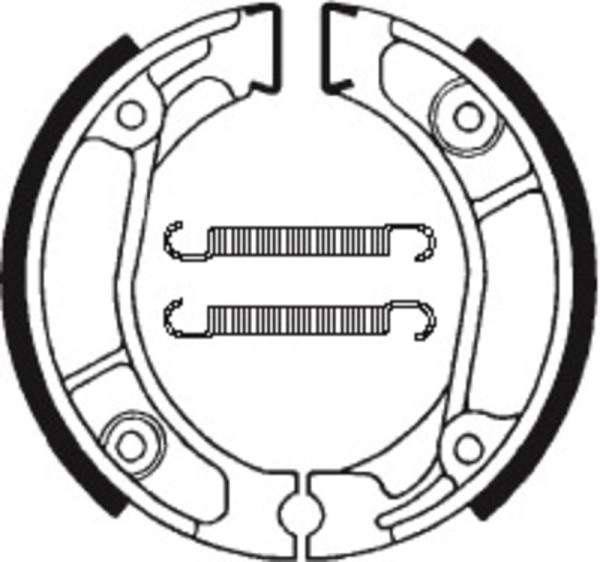 Tecnium Scooter/Street/Off-Road/ATV Organische Bremsbacken - BA013