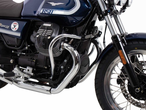 Motorschutzbügel chrom für Moto Guzzi V7 Special/Stone/Centenario (21-24) Hepco & Becker