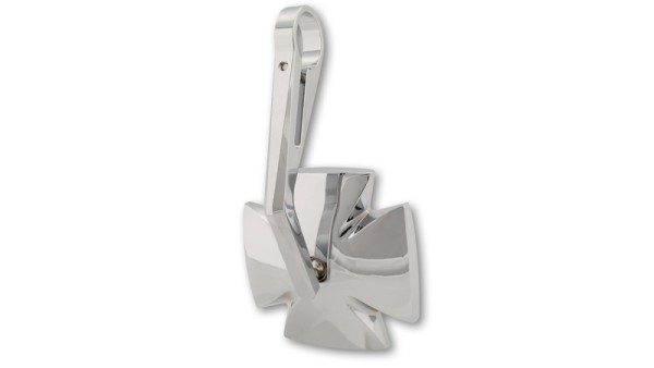 HIGHSIDER pro Lenkerendenspiegel Iron Cross Chrom (1Stck.)
