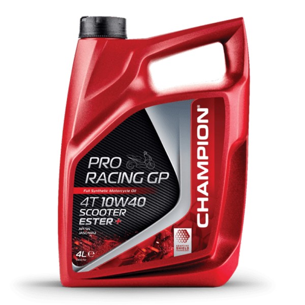 CHAMPION® Proracing GP 4T 10W-40 SCOOTER ESTER + Vollsynthetisches Motoröl - 4 Liter