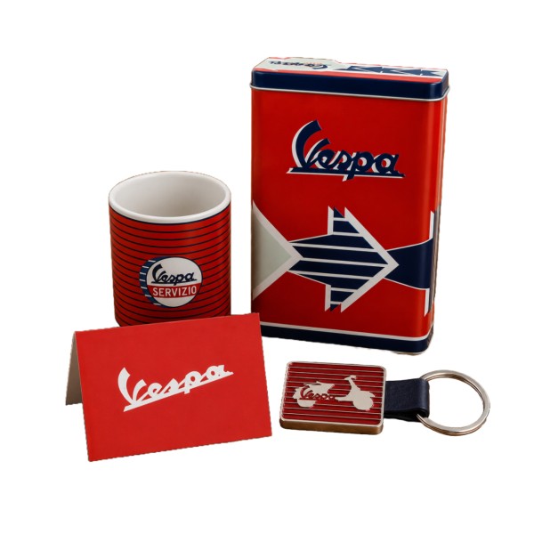 Vespa Merchandise Paket Servizio Rot