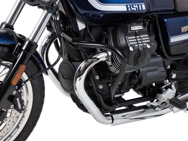 Motorschutzbügel schwarz für Moto Guzzi V7 850 Stone Corsa (2024) Hepco & Becker