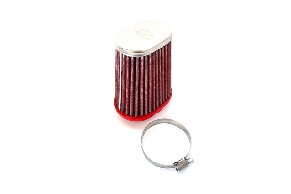 BMC Universal-Sportluftfilter Konisch, 50 mm Durchmesser, 120 mm Länge, zentral, Chromkappe