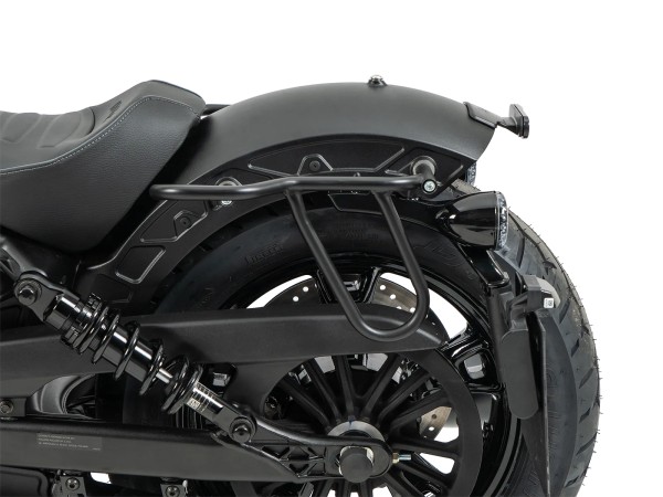 Ledertaschenhalter Cutout schwarz für Indian Scout Sixty Bobber (25-) Hepco & Becker