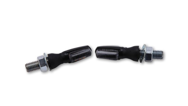 HIGHSIDER smart Spark LED Blinker/Positionslicht Schwarz/Getönt 2in1, E-Geprüft (Paar)