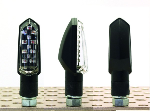 V PARTS Bud LED-Blinker schwarz universal