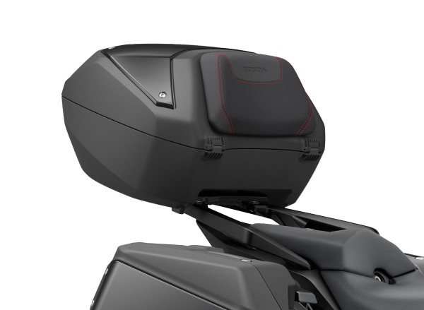 Topcase-Kit mit schwarzem Rückenpolster/rote Ziernaht für Honda CB 1000 GT (26-) Original