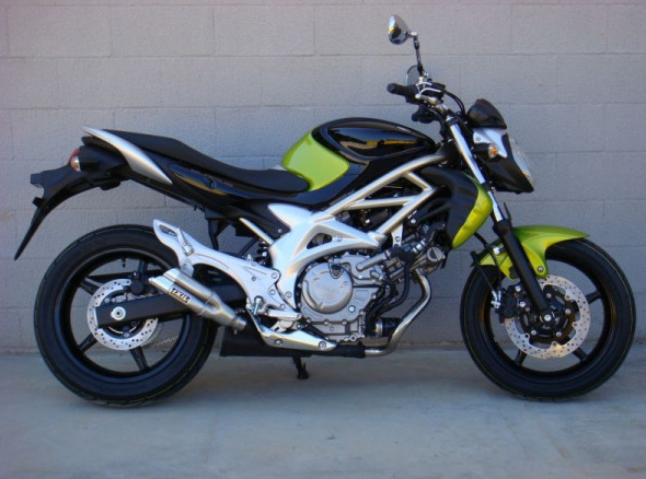 IXIL HYPERLOW Edelstahl-Endtopf für Suzuki SFV 650 Gladius (Bj.09-15)