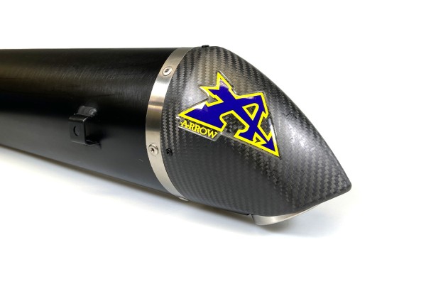ARROW Auspuff RACE TECH für Yamaha XT1200Z Super Tenere 2010- aus Aluminium, schwarz