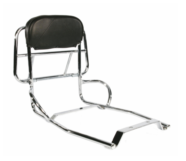 Gepäckträger hinten für Vespa PX 80-200ccm, klappbar, chrom