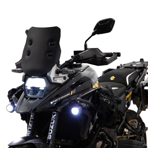 Rally Windschild matt schwarz für Suzuki V-Strom 1050 (22-)
