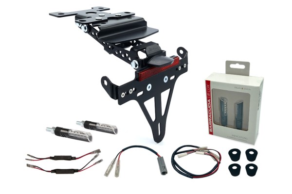alpha Technik Kennzeichenhalter-Blinker-Kit IDEA (vorne + hinten) für Yamaha Tenere 700 ab Modelljah