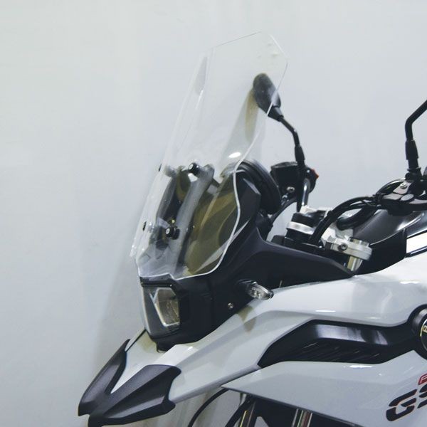 Mittlere Windschutzscheibe auf Originalhalterungen für BMW F 750 GS (18-22), klar