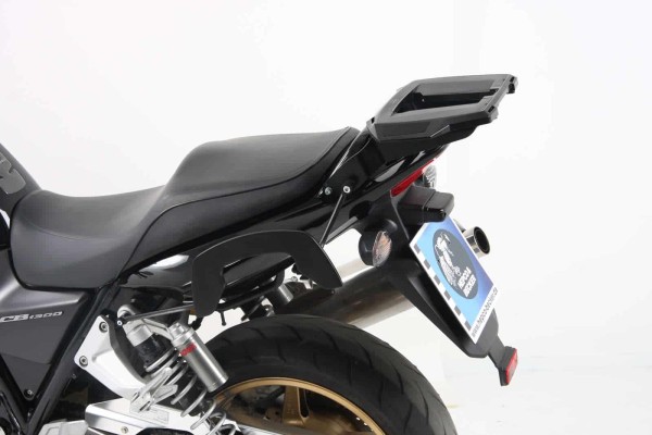 Alurack Topcaseträger schwarz für Honda CB 1300 (03-09) Hepco & Becker