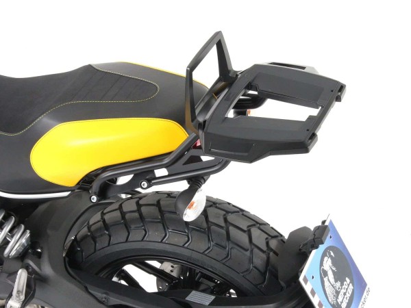 Alurack Topcaseträger schwarz für Ducati Scrambler 800 (15-18) Hepco & Becker
