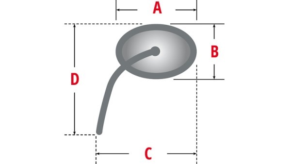 HIGHSIDER pro Lenkerendenspiegel Conero Black Edition Schwarz Mit LED Blinker (1Stck.)