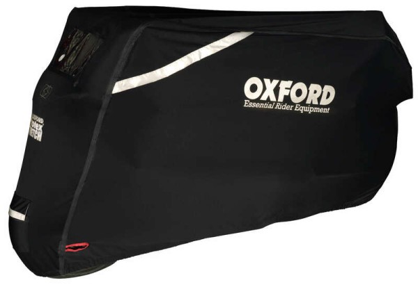 Oxford Outdoor Abdeckplane Protex Stretch Schwarz - Motorrad / Scooter - XL