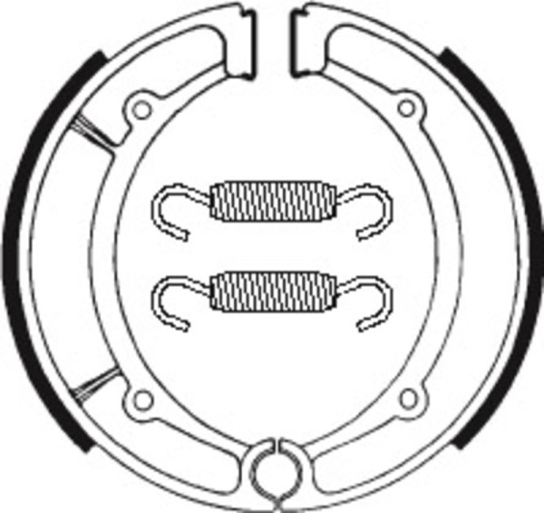 Tecnium Scooter/Street/ATV Organische Bremsbacken - BA066