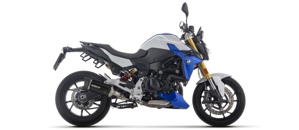 ARROW Auspuff INDY RACE EVO Titan mit Carbon-Endkappe für BMW F900R und F900XR 2025-, Titan