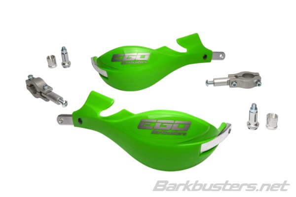 Barkbusters EGO Mini Handschutz gerade Ø22mm Grün