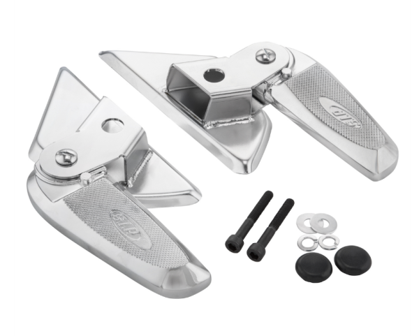 Fußrasten rechts und links für Vespa LX /​LXV /​S 50-150ccm, chrom/chrom