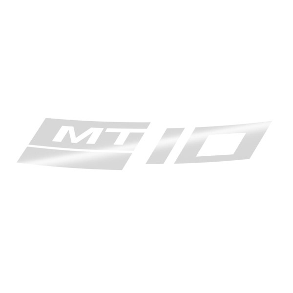 Reflektierende Felgenaufkleber silber hinten für Yamaha MT-10 (22-) Original